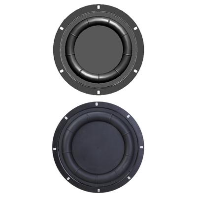 Subwoofer Diaphragm Loudspeaker Woofer Radiator Enhances Bass Experience Rubber and Iron Loudspeaker Accessory 6.5/8inch