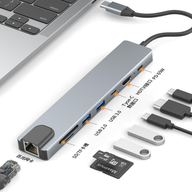 Universal Multi-Port USB-C Hub for Laptops & Tablets