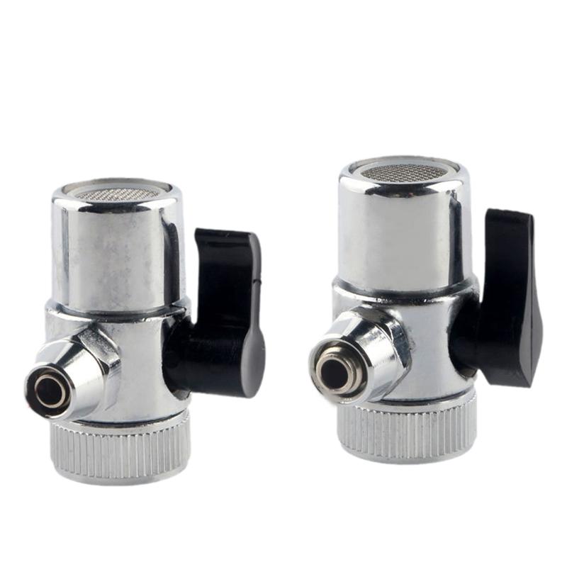Sink for Valve Diverter Faucet Splitter for Kitchen or Bathroom Sink Faucet Replacement Part Faucet to Hose Adapter 4 Si