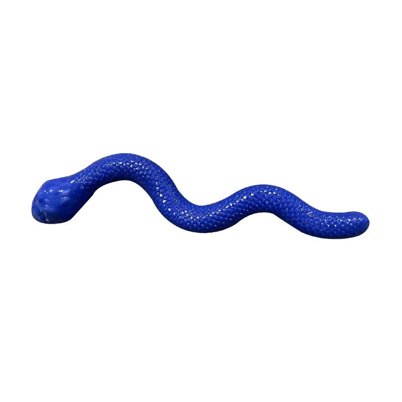 40cm Pet Rubber Snake Hidden Food Leakage And Bite Resistant Teeth Grinding Toy