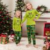 Christmas Print Cute Family Set Pajamas, Home Clothes, Family Set Long Sleeve Top Pants Set