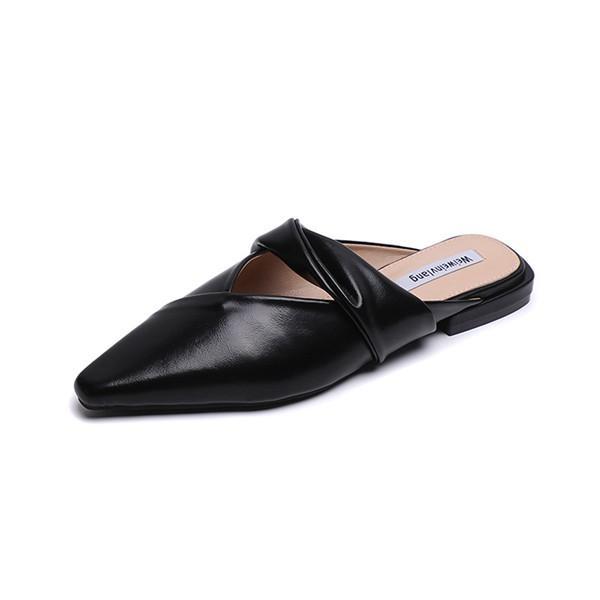 

Pointed Toe Mules Women s Flat Slippers Outdoor Shoes Sandals Pumps No Heels Easy to Walk Easy to Wear Low Heels Summer