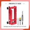 Door Hinge Jig Installation Kit Easy to Use Compact Convenient Carpenter Efficient Utility Wear