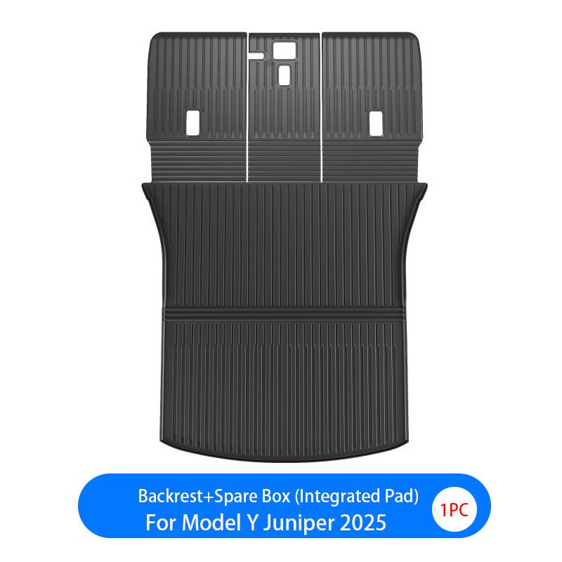 For Tesla New Model Y Juniper 2026+ TPE Floor Mats Waterproof Luggage Mat Wear-resistant Foot Pads ModelY Trunk Mats Accessories