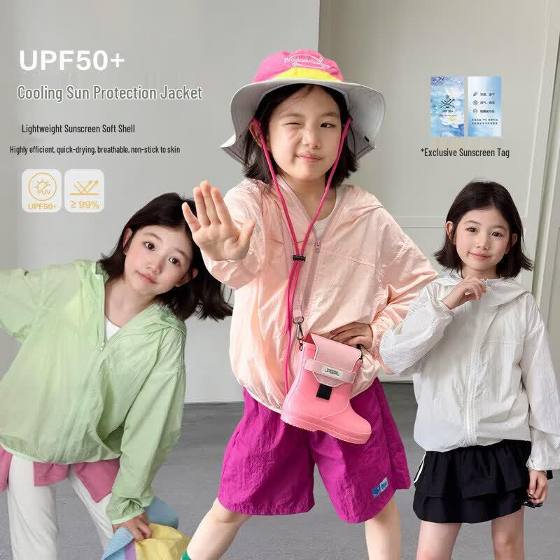 SEVEN BOBI Girls  Summer Cooling UV Protection Jacket 165 cm