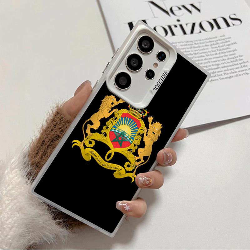 

Morocco Flag Soft Phone Case for Samsung Galaxy S24 S25 FE S26 Edge S23 Ultra S22 Plus S21 + Shockproof Cover Back Shell Samsung S26 Ultra