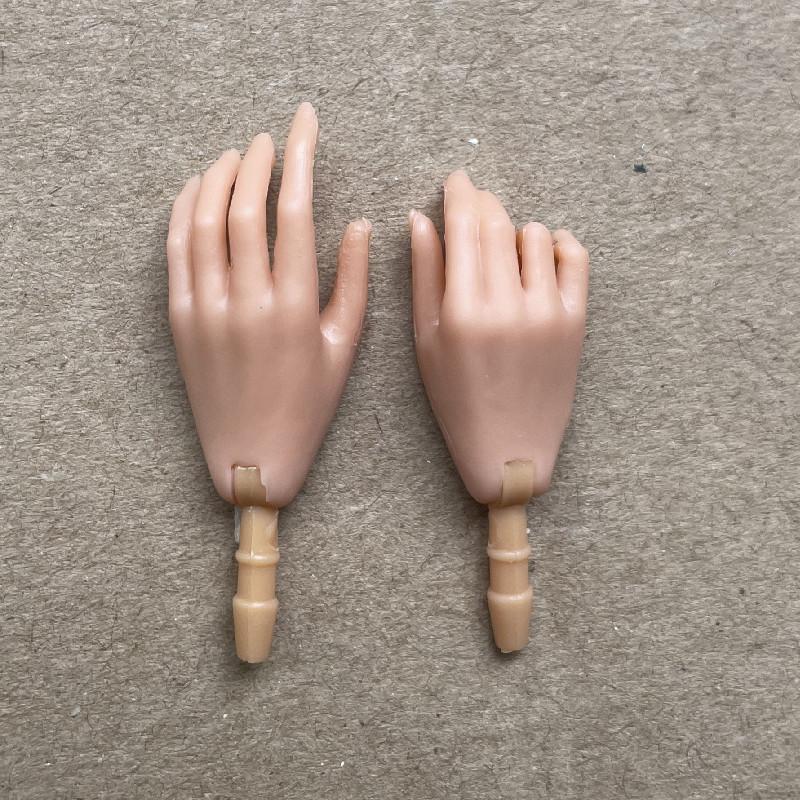 Universal 1/6 Doll Hands DIY Doll Decors Fashion Gesture Doll Hands Feet Accessories White Beige Color Doll Parts Girl Gifts Toy