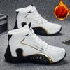 Winter Samt Herrenschuhe Verdickt Warm Modische Herren Freizeitschuhe High-Top Sportschuhe