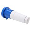 Industrial Connector Single Phase 3 Pin 220250V 63A 2P+E IP67 for Airports Ports Tunnels Railways