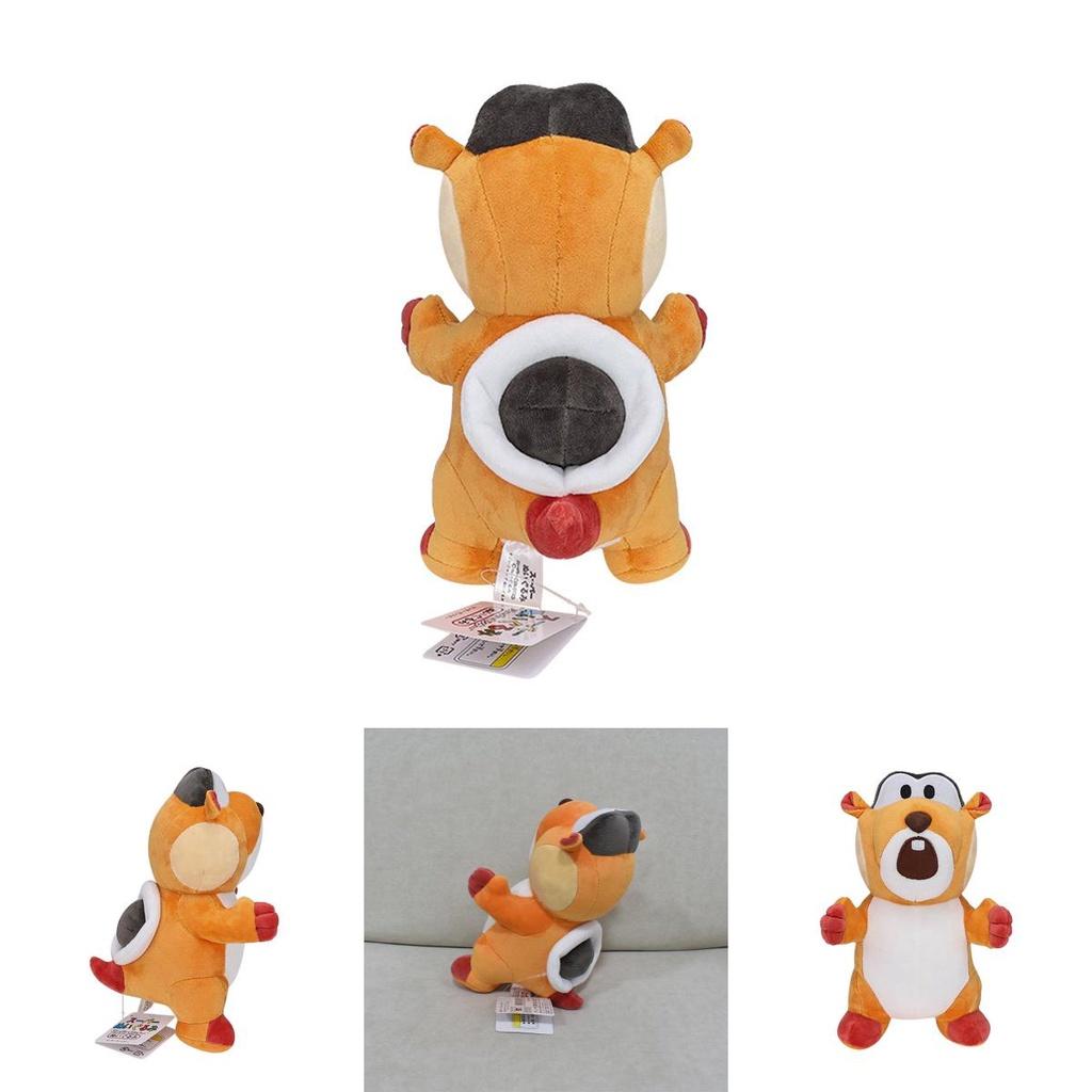 Karl Groundhog Plush Toy 22cm Height Realistic Design Furry Stuffed Animal