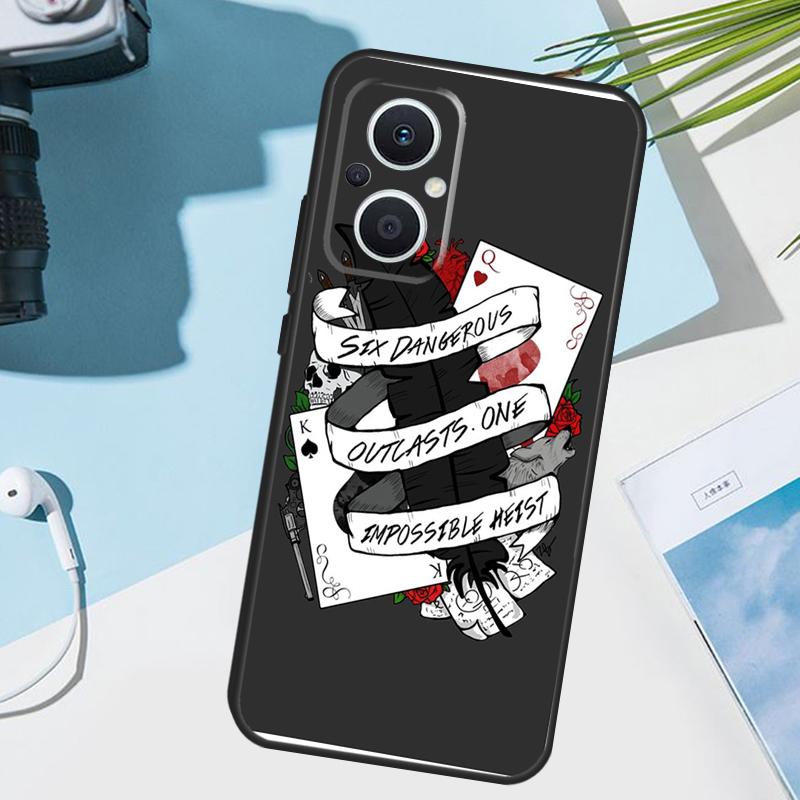 Six Of Crows Case For OPPO Reno 12 F 13 13F 11 8T 7 8 10 Pro OPPO Find X8 X6 Pro X3 X5 Lite Cover Funda