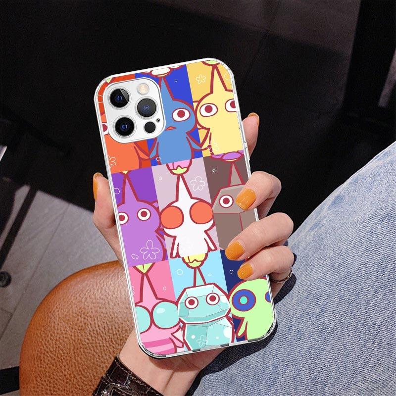 Game P-PikminS 4 Phone Case For iPhone 17 Air 16 Pro Max 16E 15 + 14 Plus 11 12 13 Mini 7 8 SE Gift Print Cover Fundas