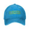Frankenstein Negative Space Logo Baseball Caps Unisex Distressed Washed Snapback Hat Horror Movies Outdoor All Seasons Travel