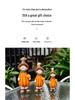 Ceramic Pumpkin Man Home Decor - Harvest Festival Resin Gift