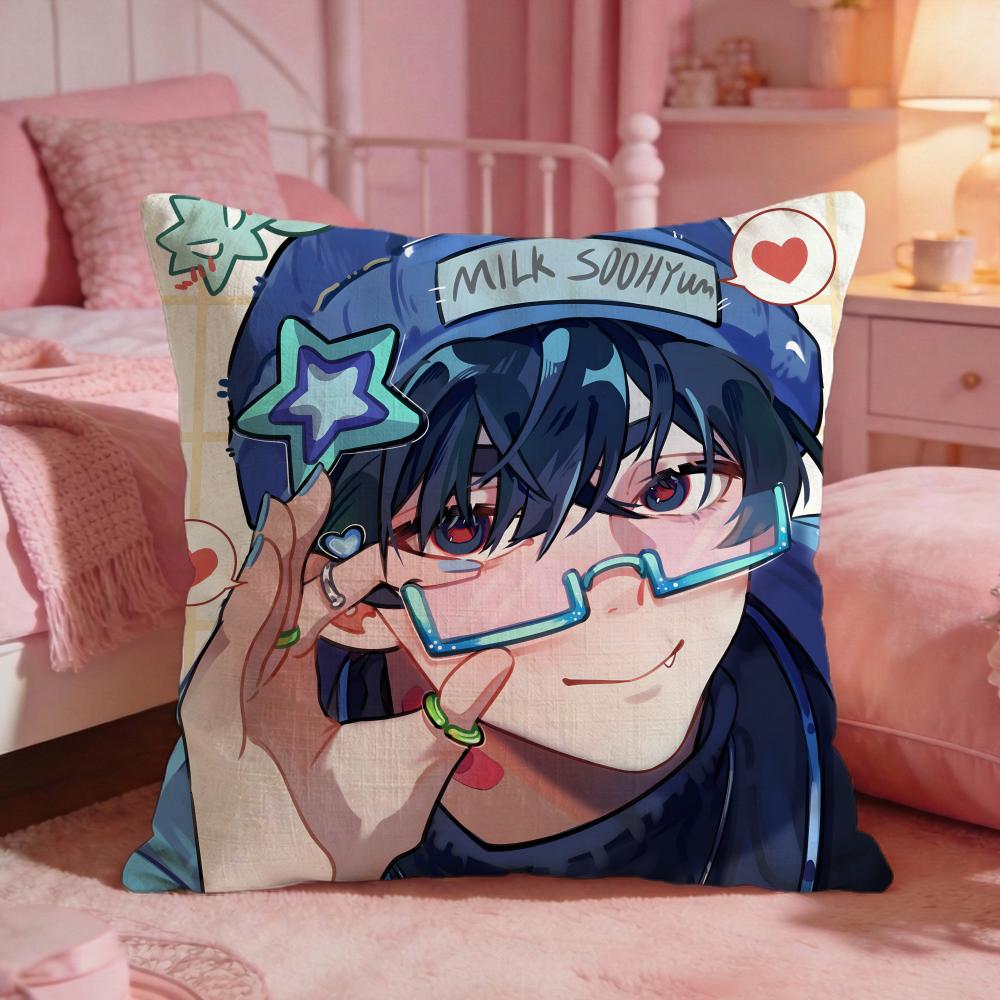 aAlien Stage anime Cushion Cover Premium Comfort Reversible Pillow Cove Two in One Design for Any Room Car Interior