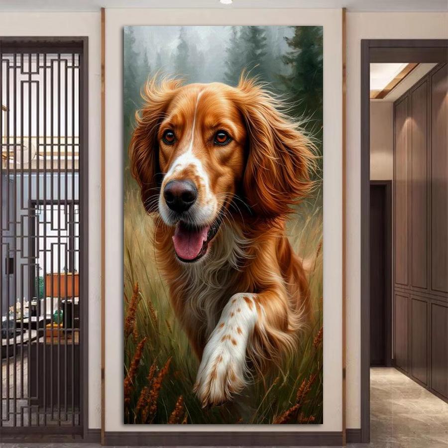 Yellow Dog Large Size Diamond Painting New Collection Animal Diy Full Square Round Drill Rhinestone Embroidery Mosaic Cross Stitch Kits