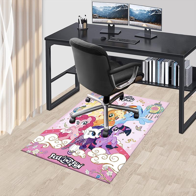 1pc Little Pony Friendship Carpet for Playroom Bedroom Living Room Sofa Home Decor,kids Game Area Rug Non-slip Floor Mat Y72992