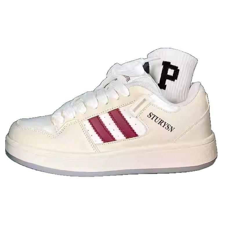 Niche Board Shoes Women's Summer New Platform White Shoes Women's College Style Sports and Leisure Shoes Versatile Increase Height