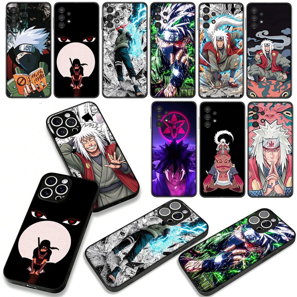 for Samsung Galaxy A36 A17 A26 A07 A35 A54 A53 A13 A33 A34 S8 S9 S20 S21 FE S10 Plus Cover Case Jiraiya Kakashi Narutos Sasuke