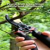 Professional Titanium Bypass Pruning Shears Heavy Duty Garden Clippers Garden Scissors With Ergonomic Non-Slip Grip, Sharp Sk5