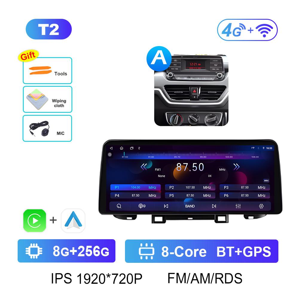 Android Intelligent System DSP Stereo for Kia Sportage 2018 - 2019 Wireless Carplay 12.3 Inch Touch ScreenCooling Fan Bluetooth