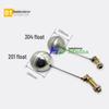 4-Minute Copper Float Ball Valve for Rice Cooker: Stainless Steel Water Inlet Switch and Tank Valve Accessory