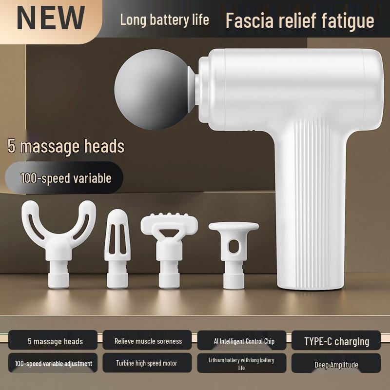 Compact Handheld Muscle Massager for Neck & Body - Portable Mini Electric Device for Men & Women