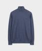 BROOKS BROTHERS Merino Wool Logo Turtleneck Sweater (Indigo) (Bbwumnf301)