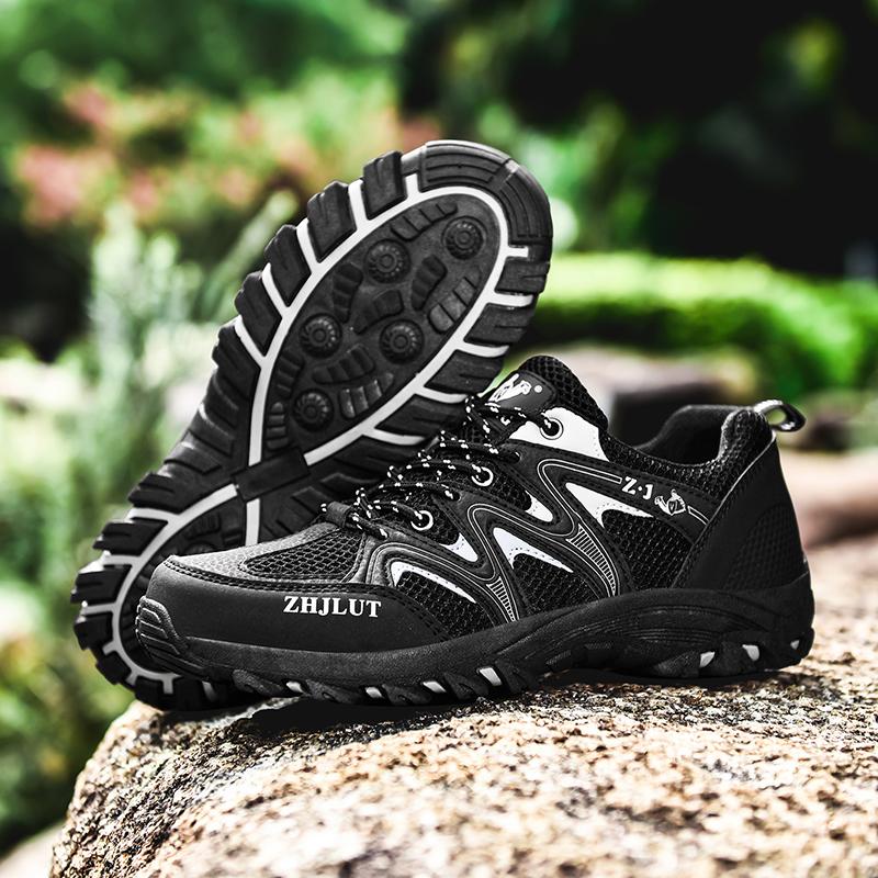 36-44Men's/Women's Mesh Breathable Hiking Shoes Fashion Wear-resistant Non-slip Hiking Sneakers