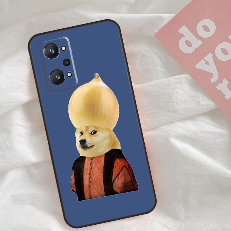 Cheems Doge Case For Realme C65 C67 C71 C63 C61 C55 C51 C53 C35 C75 11 12 13 14 15 Pro Plus GT6 GT7 Pro