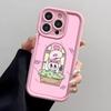 Esther Bunny Pink Phone Case For IPhone Air 17 Pro Max 16 E 15 14 Pro Max 13 12 11 Mini Plus Soft Silicone Pink Cover