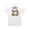 Nike NBA Lakers Limited Edition LeBron James No. 23 Asia Fit T-Shirt Men Tops White AR4888-109