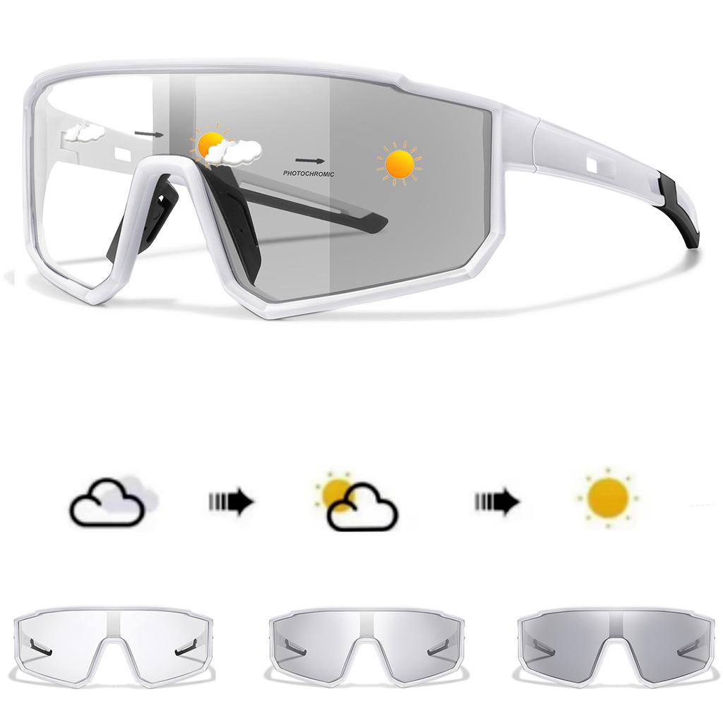 Fashion Brand Men Women Bicycle Pochromic Eyewear MTB Bike Fishing Running Cycling Sports Sunlasses Comfortable Goggles