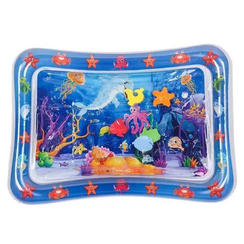 Inflatable Baby Water Play Mat With Refillable Pvc For Crawling Development And Baby Gift