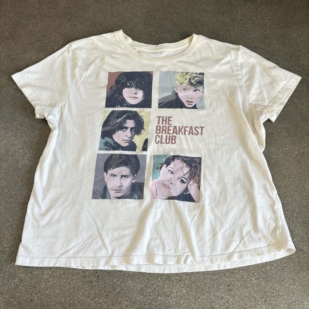 The Breakfast Club Band White Cotton Shirt Unisex Unisex T-Shirt L