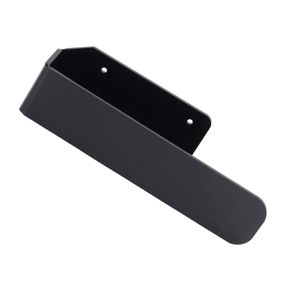 Transparent Black Hand Towel Holder Wall Mounted Towel Hanger Bathroom Kitchen Toilet Laundry Room