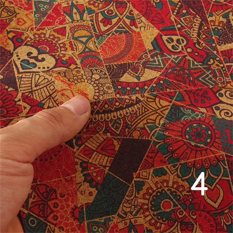 9 Fogli di Tessuto di Sughero, Fogli di Pelle di Sughero 17,7''x11,8'' Morbido Tessuto di Sughero per Cucire Borsa Portafoglio Scarpe Fiocchi, Artigianato