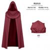 Halloween Gothic Hooded Robe Costume With Chain Detail Medieval Wizard Priest Cosplay Outfit Party