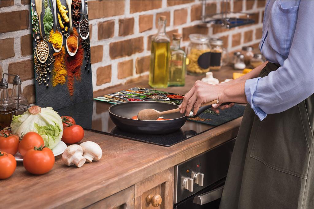 Glass Cutting Board 2X 30X52 Spices