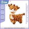Simulation Giraffe Plush Toys Stuffed Animal with Scarf Room Decoration My Little Giraffe Accompany Sleep Toy for Birthday Gifts