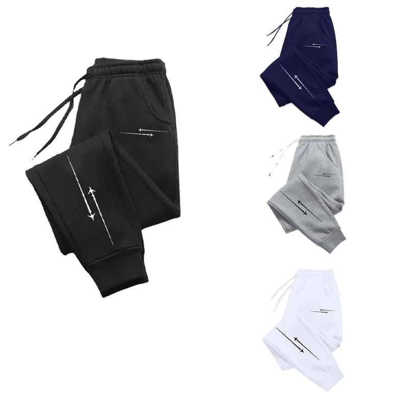 Men Casual Long Pants High-quality Casual Men's Sweatpants Printed Clothing Home Outdoor Comfortable Drawstring Trousers