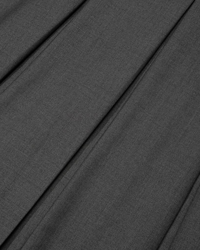 Moa Laced Pleated Midi Skirt (Gray)