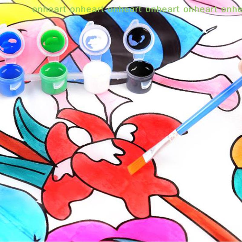 [C]1Set Blank Kite DIY Children Education Painting Kite Easy To Fly Children Kite