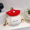 Cross-border Special Supply Faux Rabbit Fur Mushroom Backpack – Large Capacity, Fashionable, Casual for Students