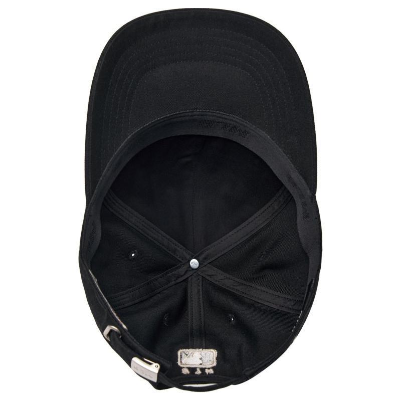MLB Cotton Polyester Baseball Caps Unisex Black Fashion 3ACPVF04N-50BKS