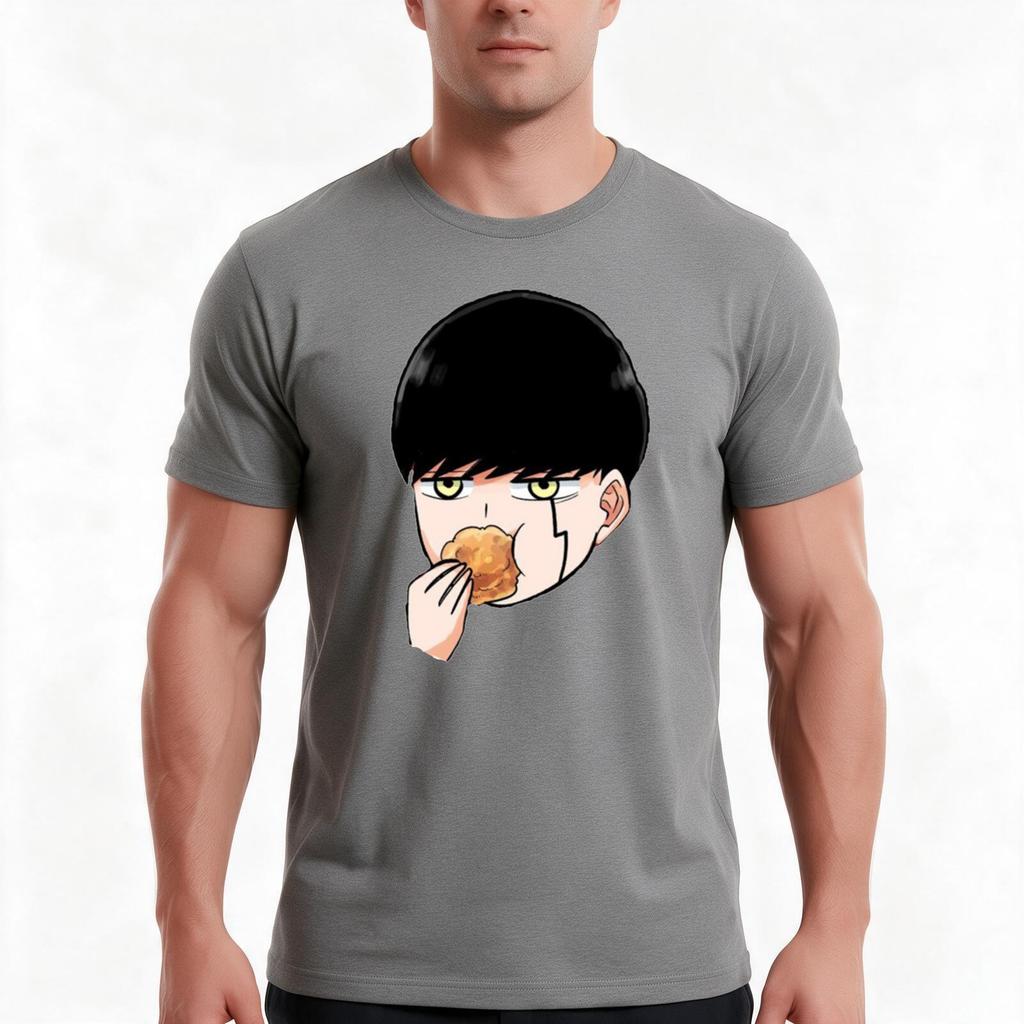 Burnedead Mash Mashle Tshirt Summer Casual Cotton Tee Oversized Streetwear Tops Vintage Graphic Print Unisex Unisex Unisex