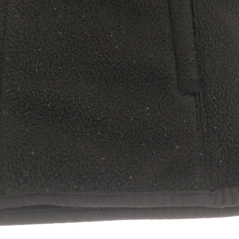 Nike Logo Embroidery Fleece Jacket M Black Women Used