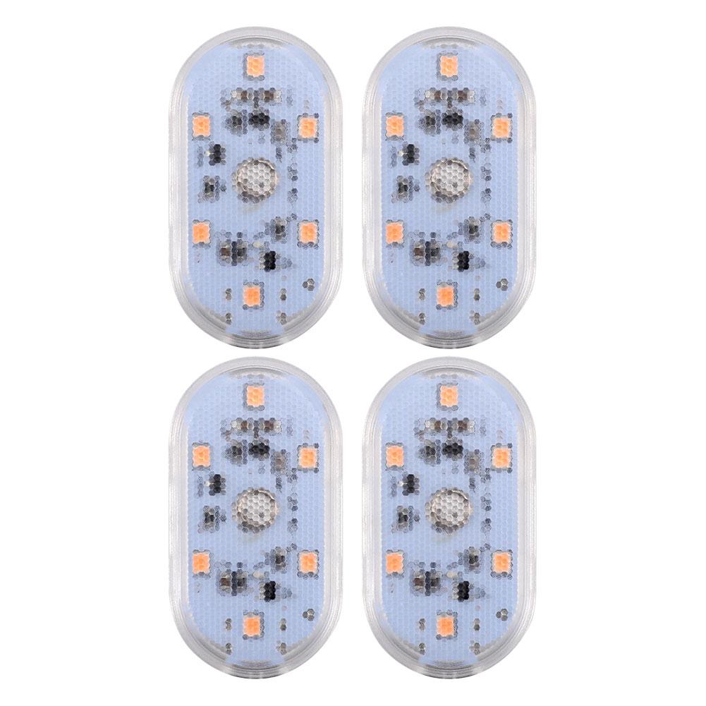 Car Led Touching Light Tiny Size Magnetic Roof Reading Light USB Rechargeable Gentle Illumination Lamp for Floor Trunk