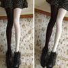 Two-Toned Tights Women Opaque Tights Footed Leggings High Waist Thigh High Stocking Christmas Party Cosplay Costume