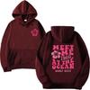 Mens Hooded Sweatshirt Casual Loose Fit Cotton Pullover With Ribbed Cuffs Hem Sport Leisure